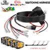 CO LIGHT Kit Cablaggio per Faro da Lavoro a LED CO LIGHT per Camion, Interruttore Impermeabile On/Off 12V, Relè di Potenza, Fusibile a Lama - 4 Fili 24V per Trattore 4x4