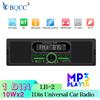 BQCC Autoradio BQCC 1Din con Lettore MP3, Luci LED a 7 Colori, FM AM, Bluetooth, USB, AUX, Altoparlanti Integrati 10Wx2, Localizzatore Veicoli, Stereo