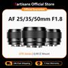 7artisans Obiettivo Prime 7artisans AF 25mm 35mm 50mm F1.8 APS-C con Autofocus e Grande Apertura, Serie LITE per Sony E A6700, Fuji XF XT-5 XT-50, Nikon Z