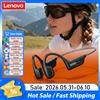 Lenovo S102 Auricolari Bluetooth V6.0 a conduzione ossea Cuffie sportive wireless Impermeabili Resistenti al sudore Per corsa e ciclismo Con fascia da collo