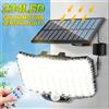 XIWANGFIRE Luci Solari da Esterno 100/234 LED, 3 Modalità, Sensore di Movimento, Fari con Telecomando, Impermeabili IP65, Luci di Sicurezza Solari per Esterni