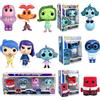 Bandai Statuette in PVC da 10 cm all'ingrosso di Inside Out: personaggi anime del film d'animazione, gioia, ansia, rabbia, tristezza, disgust, paura - modellini giocattolo