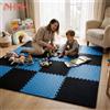 DHDH Tappetino Puzzle in EVA 30x30cm - Tappeto Spesso per Bambini, Antiscivolo e Impermeabile, Piastrelle per Gattonare, Tappeto in Schiuma a Incastro