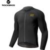 ROCKBROS Giacche da Ciclismo ROCKBROS Autunno Inverno per Uomo, Cappotto Termico in Pile ad Alta Elasticità, Maglia da Ciclismo Antiscivolo e Confortevole