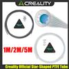 Creality Tubo in PTFE a Forma di Stella Ufficiale Creality 1M/2M/5M, Design con Canale Interno a Bassa Resistenza, Prestazioni Elevate in Multicolore