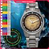 BERNY Orologi subacquei in titanio per uomo 20ATM Orologio subacqueo meccanico automatico super luminoso da uomo Orologio da polso subacqueo con zaffiro