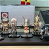 Bandai Set di 4 Action Figure Chibi in Versione Q di Dark Souls: Fire Keeper, Artorias, Solaire, Cavaliere Cipolla, Modellini da Collezione