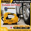 DEWALT Compressore d'aria portatile Dewalt, gonfiatore per pneumatici ricaricabile, compressore digitale senza fili, gonfiatore elettrico per pneumatici auto, compatibile con batteria da 18V