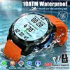 GUHUAVMI Smartwatch da Immersione Profonda per Uomo, Impermeabile 10ATM, Mappa Offline, Memoria 4GB, Bussola, Torcia, Chiamate Bluetooth, GPS