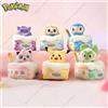 TAKARA TOMY Peluche Originali Pokemon: Gengar, Sprigatito, Pikachu, Rowlet, Piplup, Jigglypuff - Portachiavi e Ciondoli Kawaii