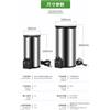 ZRDR Filtro Silenzioso per Acquario da Scrivania con Pompa d'Acqua Integrata, Alimentato USB, Filtro per Acquario in Acciaio Inox
