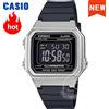Casio Orologio Casio da uomo sportivo di lusso, modello quadrato, serie W-217H