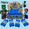 Bandai 16 Pezzi Anime My World Figure Action Figure Kit di Personaggi Scatola a Sorpresa Collezione Modelli in PVC Giocattoli All'ingrosso Regali di Compleanno per Bambini