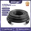 ZoeRax Cavo Ethernet ZoeRax Cat6A 24AWG 10Gbps ad alta velocità 550MHz UTP per PS4, Laptop, PC, Router, ADSL, PLC, RJ45 Patch Cord