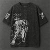 Bandai T-shirt Grafica Harajuku Uomo Donna Vintage Lavata One Piece Zoro Luffy Manica Corta Estiva 2026 Y2k Streetwear Casual