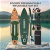 EGGORY Tavola da Stand Up Paddle Premium 10-in-1 da 11FT in Legno Naturale, Set Completo ISUP per Adulti, per Touring e Surf