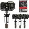 LAUNCH Sensore TPMS LAUNCH LTR-03 315MHz/433MHz a Doppia Frequenza con Valvola Metallica a Vite, Sistema di Monitoraggio Pressione Pneumatici Programmabile