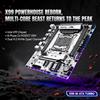 JGINYUE Scheda Madre JGINYUE X99 LGA 2011-3 Compatibile con CPU Xeon E5 V3 V4 e Memoria RAM DDR4, M.2 NVME SATA WIFI X99M GAMING D4/ARGB