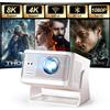 Magcubic Proiettore Magcubic Android 14 900ANSI con Autofocus, Risoluzione Nativa 1080P, Supporto 8K, Wifi6, BT5.4, Portatile per Film e Uso Esterno HY350Max