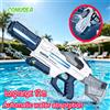 CONUSEA Grande Pistola ad Acqua Automatica Ricaricabile ad Alta Pressione, Portata 12M, Doppio Ugello, per Spiaggia, Piscina, Bambini e Adulti, Giocattoli Acquatici