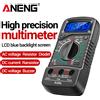 ANENG Multimetro digitale professionale ANENG, tester di tensione e corrente AC/DC, ohmmetro con buzzer, funzione di memorizzazione dati, retroilluminazione LCD, strumento per elettricisti domestici