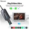 Ottocast Play2Video Ultra Wireless CarPlay Box Multimediale per Auto, Alta Risoluzione 1080P, YouTube con Riproduzione di Contenuti Locali, Portatile per VW