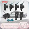 Hippcron Sistema di Chiusura Centralizzata per Auto 12V con Telecomando, Kit di Blocco Porte Senza Chiave con 4 Attuatori per Porte e 2 Telecomandi Universali