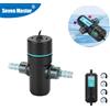 SEVEN MASTER Lampada UV 3W/5W con Timer per Rimozione Alghe in Acquario, Filtrazione Acqua per Vasche dei Pesci, Accessori per Pompa d'Acqua 220V