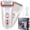 HATTEKER Epilatore Elettrico a Rullo Lavabile Keda da Donna per Uso Domestico con Clip e Luce per Zone Intime