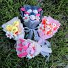 Aoger Bouquet di Peluche Winnie the Pooh e Piglet, Bouquet di Fiori Fatti a Mano con Bambole di Peluche, Regalo per Matrimonio, Laurea, San Valentino, Natale, Compleanno