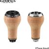 gomexus Manopola Gomexus CA27 27mm in Sughero per Mulinelli da Pesca, per Mulinelli Baitcasting e Spinning, Accessorio per Upgrade