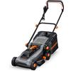 DOVAMAN Tosaerba Elettrico DOVAMAN 1500W, Taglio 36cm, Raccolta 95%, 6 Impostazioni Altezza, Cesto Raccoglierba 40L, Funzione 2-in-1 Mulching e Raccolta