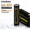 LiitoKala 1-10PCSLii-35A Batteria al Litio Ricaricabile 18650 3.7V 3500mAh 10A di Scarica, Ricambio Originale per Droni e Torce