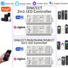 MJJC Controller LED Tuya WiFi Zigbee 2in1 5in1 WT1 WZ1 WT5 WZ5 per Strisce LED DIM CCT RGB RGBCCT PWM, App Smart Life, Controllo Remoto e Vocale Alexa