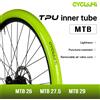 CYCLAMI Camera d'aria ultraleggera in TPU CYCLAMI MTB per bicicletta da montagna 26 / 27.5 / 29 pollici con valvola francese rimovibile in metallo