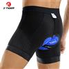 X-TIGER Pantaloncini da ciclismo MTB con imbottitura in gel 5D, pantaloncini da bici con assorbimento degli urti, traspiranti, da uomo