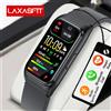 LAXASFIT Nuovo Smartwatch con Supporto per Chiamate Bluetooth, Monitoraggio della Frequenza Cardiaca, Monitoraggio del Sonno, Torcia, Assistente Vocale per Uomini e Donne