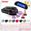 hippcron Kit Sensori di Parcheggio Hippcron con Display, 4 Sensori da 22mm, Sistema di Monitoraggio Radar di Retromarcia con Retroilluminazione, 8 Colori