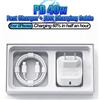 QWQ Caricabatterie Rapido PD 40W per Apple per iPhone 17 16 15 14 13 12 11 Air Pro Max, Cavo Dati Ricarica Veloce Tipo C con Adattatore Spina EU UK