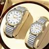 Skmei Orologio da polso al quarzo SKMEI 7902 con scatola, impermeabile 3ATM, con datario, luminoso, da donna e da uomo, per anniversario, compleanno, festa