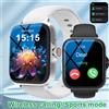 LAXASFIT Nuovo Smartwatch alla Moda 2026 con Schermo Touchscreen Completo da 1,83 Pollici, Chiamate Bluetooth, Lettore Musicale, Messaggistica per Uomini e Donne