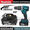 Makita 100% Originale DDF487 Trapano Avvitatore a Batteria 18V Brushless Elettrico con Funzione Impatto Ricaricabile Utensile Elettrico