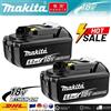 Makita Batteria al Litio Ricaricabile Makita 18V 6.0 Originale al 100% con Indicatore LED, Alta Capacità per Utensili Elettrici Cordless Makita