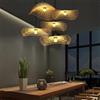 JOYINLED Lampada a Sospensione Artigianale in Bambù e Rattan JOYINLED, Lampadario Vintage Boho per Sala da Pranzo, Camera da Letto e Ristorante