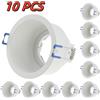 JOYINLED Confezione da 5/10 Supporti per Faretti LED da Incasso, Cornice per Faretto, Portalampada GU10/MR16, Accessorio per Illuminazione