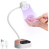 DianaBeauty Lampada UV LED per Unghie DianaBeauty, Asciugatore per Unghie da Tavolo Ricaricabile con 4 Impostazioni Timer e Sensore Automatico, Luce UV Portatile per Unghie
