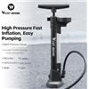West Biking Pompa per Bicicletta WEST BIKING 160PSI con Valvola Schrader/Presta/Dunlop, Gonfiatore Rapido con Manometro Digitale