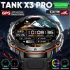 GUHUAVMI Nuovo Smartwatch Militare TANK X3 2026 con Batteria da 1000mAh, Impermeabile 10ATM, GPS, Schermo AMOLED HD da 1,75'', Chiamate e Funzioni Sportive
