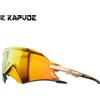 kapvoe Occhiali da Sole Sportivi Kapvoe per Uomo Donna e Ragazzi, per Baseball, Ciclismo, Corsa, Guida, Pesca, Golf, Moto, Attività all'Aperto, Protezione UV400