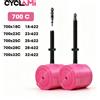 CYCLAMI Camera d'aria per bici CYCLAMI in TPU di alta qualità 700C x 18 23 25 28 30 32, pneumatico per bici da strada in TPU con valvola francese in metallo da 65 mm